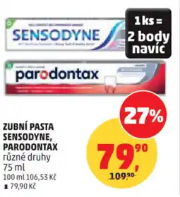 Penny Market Zubní pasta sensodyne, parodontax nabídka