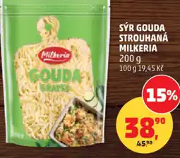 Penny Market Sýr gouda strouhaná milkeria nabídka