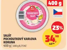 Penny Market Salát pochoutkový karlova koruna nabídka
