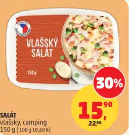 Penny Market Salát vlašský, camping nabídka