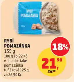 Penny Market Rybí pomazánka nabídka