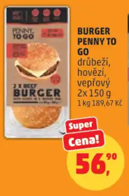 Penny Market Burger penny to go nabídka