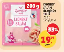 Penny Market Lyonský salam řezníkův talíř nabídka