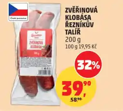 Penny Market Zvěřinová klobása řezníkův talíř nabídka