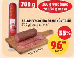Penny Market Salám vysočina řezníkův talíř nabídka