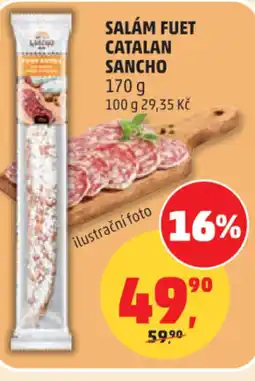 Penny Market Salám fuet catalan sancho nabídka