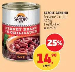 Penny Market Fazole sancho červené v chilli nabídka