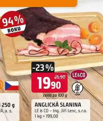 Trefa LE & CO ANGLICKÁ SLANINA nabídka