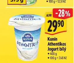 Albert Kunín Athentikos Jogurt bílý nabídka