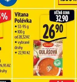 Albert Vitana Polévka nabídka
