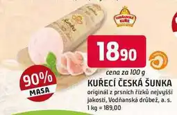 Trefa KUŘECÍ ČESKÁ ŠUNKA originál z prsních řízků nejvyšší jakosti nabídka