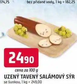 Trefa UZENÝ TAVENÝ SALÁMOVÝ SÝR se šunkou nabídka
