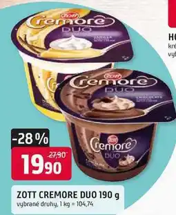 Trefa ZOTT CREMORE DUO nabídka