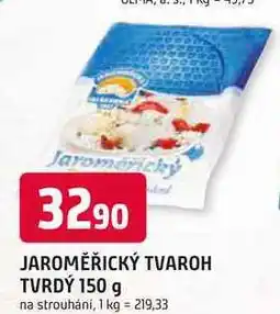 Trefa JAROMĚŘICKÝ TVAROH TVRDÝ 150 g na strouhání nabídka