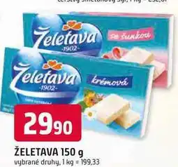Trefa ŽELETAVA 150 g vybrané druhy nabídka