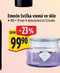 Albert Emocio Svíčka vonná ve skle 100 × 79 mm nabídka