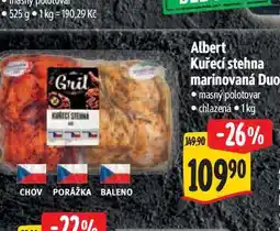 Albert Albert Kuřecí stehna marinovaná Duo nabídka