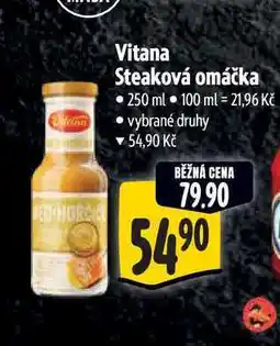 Albert Vitana Steaková omáčka nabídka