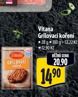 Albert Vitana Grilovací koření nabídka