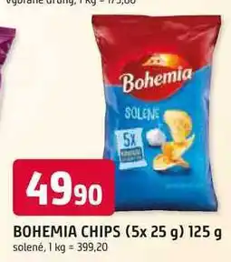 Trefa BOHEMIA CHIPS (5x 25 g) 125 g solené nabídka