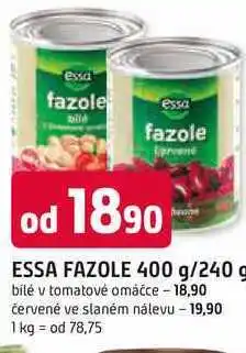 Trefa ESSA FAZOLE 400 g/240 bílé v tomatové omáčce nabídka