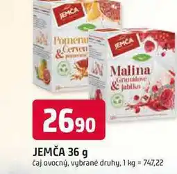 Trefa JEMČA 36 g Malina Grualove & Jablko čaj ovocný, vybrané druhy nabídka