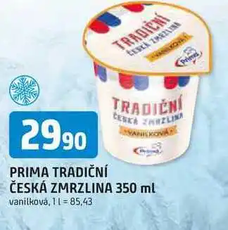 Trefa PRIMA TRADIČNÍ ČESKÁ ZMRZLINA nabídka
