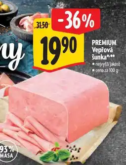 Albert PREMIUM Vepřová šunka nabídka