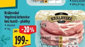 Albert Královské Vepřová krkovice bez kosti - plátky nabídka
