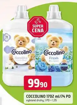 Trefa COCCOLINO 1702 ml/74 PD nabídka