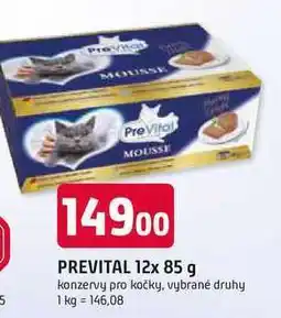 Trefa PREVITAL 12x 85 g konzervy pro kočky nabídka