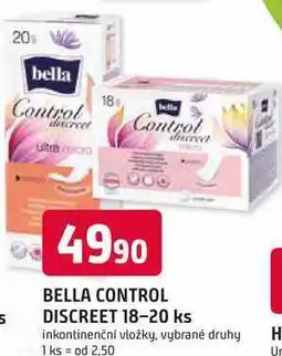 Trefa DISCREET 18-20 ks inkontinenční vložky, vybrané druhy nabídka