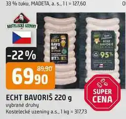 Trefa ECHT BAVORIŠ nabídka