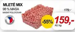 ZEMAN MLETÉ MIX 98% MASA MASNÝ POLOTOVAR nabídka