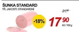 ZEMAN ŠUNKA STANDARD TŘ. JAKOSTI: STANDARDNÍ nabídka