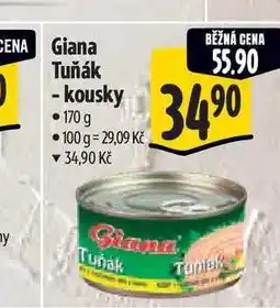 Albert Giana Tuňák - kousky nabídka