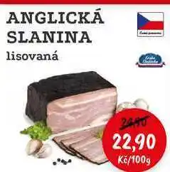 RABBIT řeznictví ANGLICKÁ SLANINA lisovaná nabídka