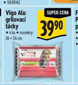 Albert Vigo Alu grilovací tácky 4 ks nabídka