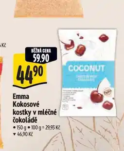 Albert Emma Kokosové kostky v mléčné čokoládě nabídka
