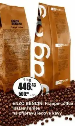 Adam ENZO BENCINI Frappé coffee Instatní směs ná přípravu ledové kávy nabídka