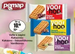 Adam Vafle s náplní Kakaovou Kakaovo lískooříškovou Vanilkovou nabídka