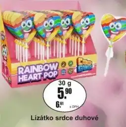 Adam Lízátko srdce duhové nabídka
