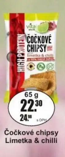 Adam Čočkové chipsy Limetka & chilli nabídka