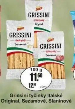 Adam Grissini tyčinky italské Original, Sezamové, Slaninové nabídka