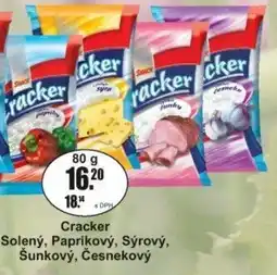 Adam Cracker Solený, Paprikový, Sýrový, Šunkový, Česnekový nabídka