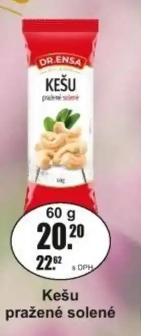 Adam DR.ENSA Kešu pražené solené nabídka