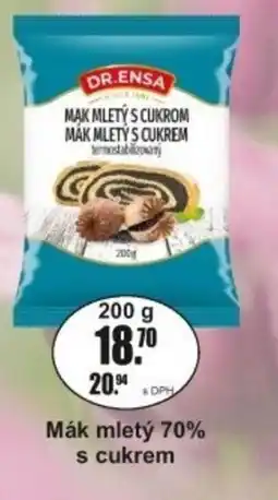 Adam DR.ENSA Mák mletý 70% s cukrem nabídka