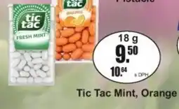 Adam Tic Tac Mint, Orange nabídka