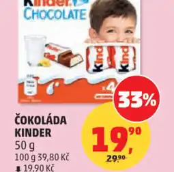Penny Market Čokoláda kinder nabídka