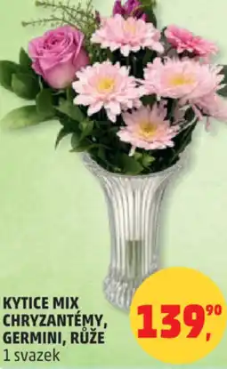 Penny Market Kytice mix chryzantémy, germini, růže nabídka